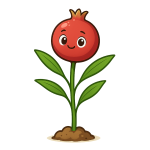 Pomegranate Collection Young Seeding